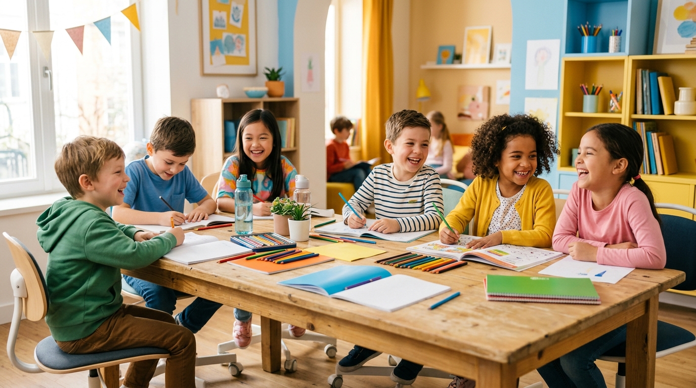 کلوب عصرگاهی After School دبستان و دورهمی تکالیف و بازی